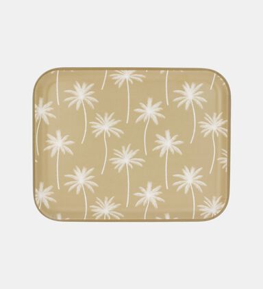 Melamine Palm Tree Printed Serving Tray