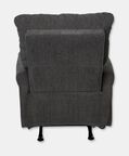 Home Deco and More Chad Swivel Recliner, Black, Packshot View