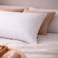 Home Deco and More Uma Cotton Pillow Case, White, 50x75-cm, Packshot View