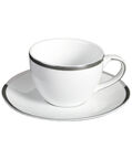 Silver-rimmed Cups 6-piece Set