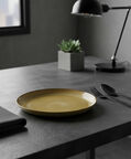 Home Deco and More Contrast Rim Dinner Plate, Packshot View