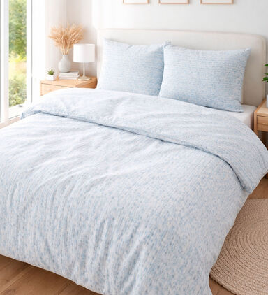 Home Deco and More Single Pure Cotton Knitcape Duvet Cover 4-piece Set, Multicolor, 200x200-cm, Packshot View