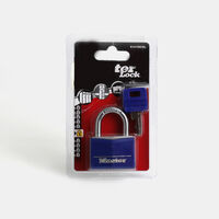 Aluminum Vinyl Cover 4-pin Padlock