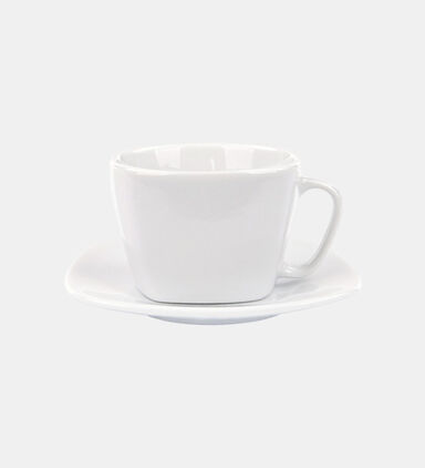 Absolu Maison Atelier Carre Porcelain Saucer Coffee Cup, Packshot View