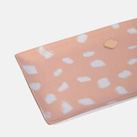 Anything Goes Pink Polka-dot Tray