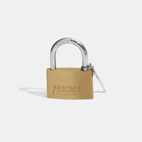 Master Lock Magnum Cad Brass Steel Padlock, Packshot View