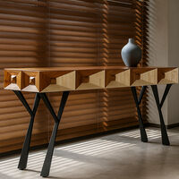 Home Deco and More Pyramid Console Table, Packshot View