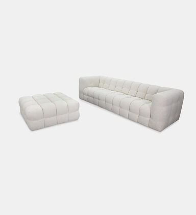 Home Deco and More Copenhagen 3-seater Sofa Ottoman, Packshot View