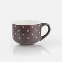 Home Deco and More Hearts Design Handled Mug, Packshot View