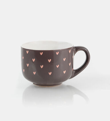 Home Deco and More Hearts Design Handled Mug, Packshot View