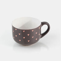 Home Deco and More Hearts Design Handled Mug, Packshot View