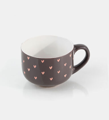 Home Deco and More Hearts Design Handled Mug, Packshot View
