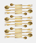 The Fuse Hammered 24-piece Cutlery Set