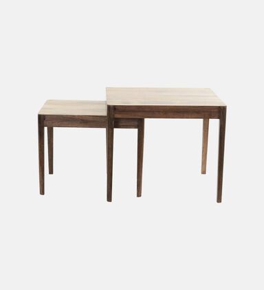 Light and Living Stijn Wood Side Tables 2-piece Set, Packshot View