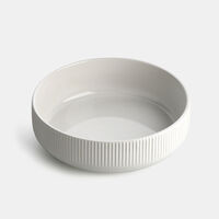 Ceramic Ribbed Bowl