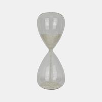 Pearly Glass Hourglass