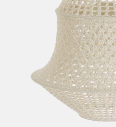 Light and Living Benira Cotton Pendant Lamp, Brown, 60x60x40-cm, Packshot View