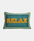 Kersten Relax Inscribed Rectangular Cushion, Packshot View