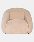 Home Deco and More Lola 1-seater Arm Chair, Beige, Packshot View