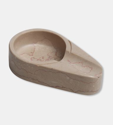 Marble and Beyond Single-rest Polished Personal Ashtray, Packshot View