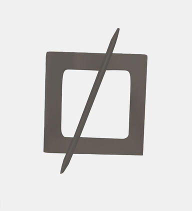 Golfino Anthracite Square Iron Embrace, Packshot View