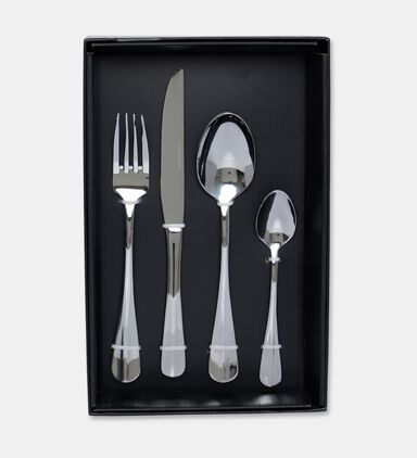Home Deco and More Stainless Steel 18/0 Shiny Silver 24-piece Cutlery Set, Packshot View