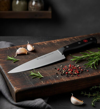 Wusthof Gourmet Stainless Steel Chefs Knife, Packshot View