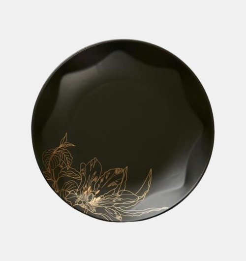 Masterpiece Floral Bread Plate