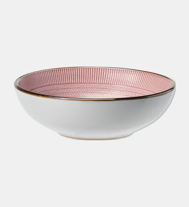 Home Deco and More Dusty Rose Rustic Serving Bowl, Packshot View