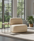 Home Deco and More Mush Round Seat Lounge Chair, Packshot View