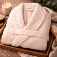 Home Deco and More Single Polycotton Queens Burgs Reverse Duvet Cover 4-piece Set, Cream, M, Packshot View