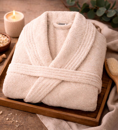 Home Deco and More Single Polycotton Queens Burgs Reverse Duvet Cover 4-piece Set, Cream, M, Packshot View