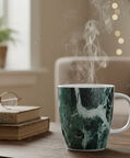 Salt and Pepper Masonry Porcelain Soapstone Mug, Packshot View