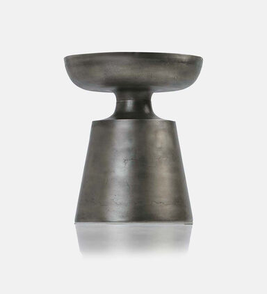 Home Deco and More Stan Antique Nickel Side Table, Packshot View