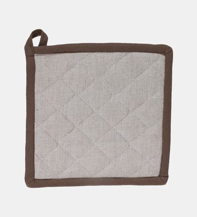 Quilted Contrasted Border Pot Holder