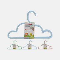 Plastic Cloud-shape 4-piece Clothes Hanger Set