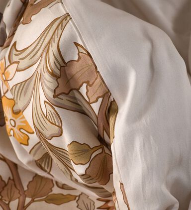 Essenza Amelie Cotton Satin Duvet Cover, White, 200x220-cm, Packshot View