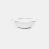 Gold-rimmed Porcelain Salad Bowl - 26 Cm