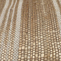 Home and Styling Stromp Jute Filled And Vaccumed Cushion, Beige, Packshot View