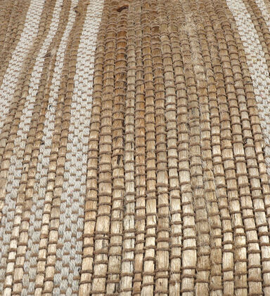 Home and Styling Stromp Jute Filled And Vaccumed Cushion, Beige, Packshot View