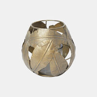 Delane Gold Metal Tealight Holder