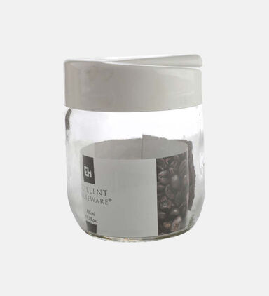 Plastic Lid Glass Storage Jar