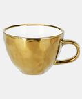 Home Deco and More Porcelain Large Metallic Gold Mug, Packshot View