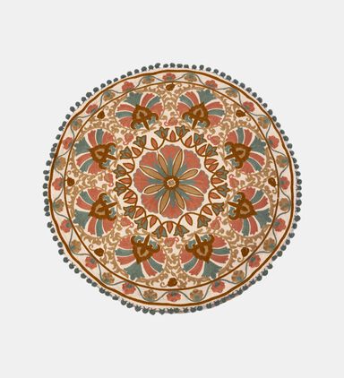 Jylin Yarn-dyed Pouf 60x20 Cm