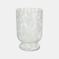 Glass Crystal-effect Candle Holder
