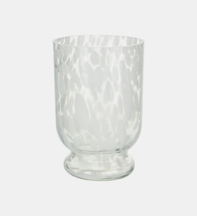 Glass Crystal-effect Candle Holder