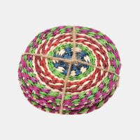 Natural Seagrass 4-piece Coaster Set