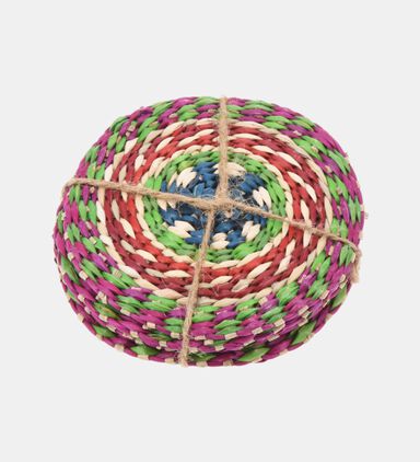 Natural Seagrass 4-piece Coaster Set