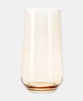 Home Deco and More Amber Translucent Wine Glass, Packshot View