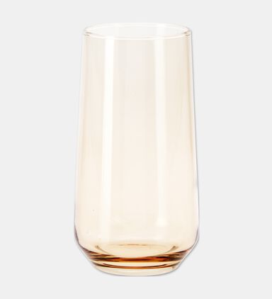 Home Deco and More Amber Translucent Wine Glass, Packshot View